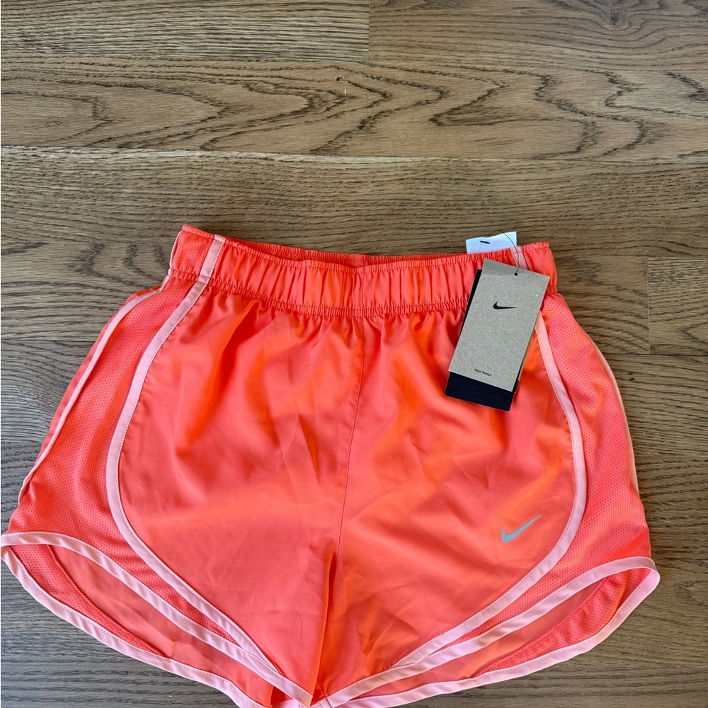 Nike Women's Orange Athletic Shorts